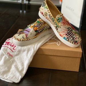 Christian Louboutin Pik Boat Sneaker Platforms